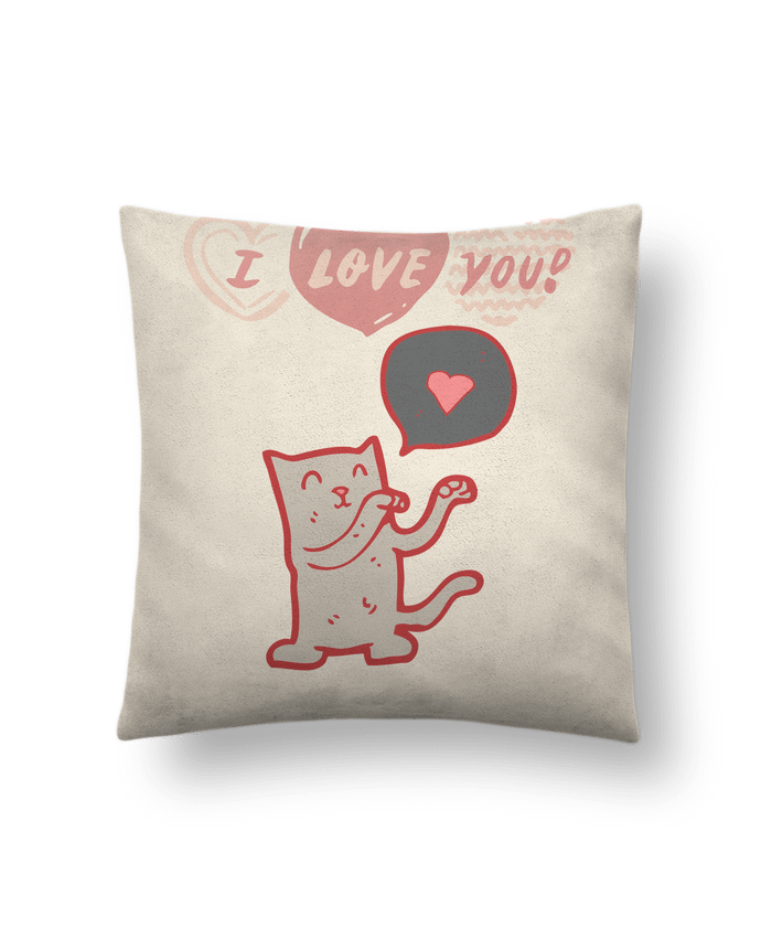 Coussin suédine Pet Lovers (Cats) par Les meilleurs produits num