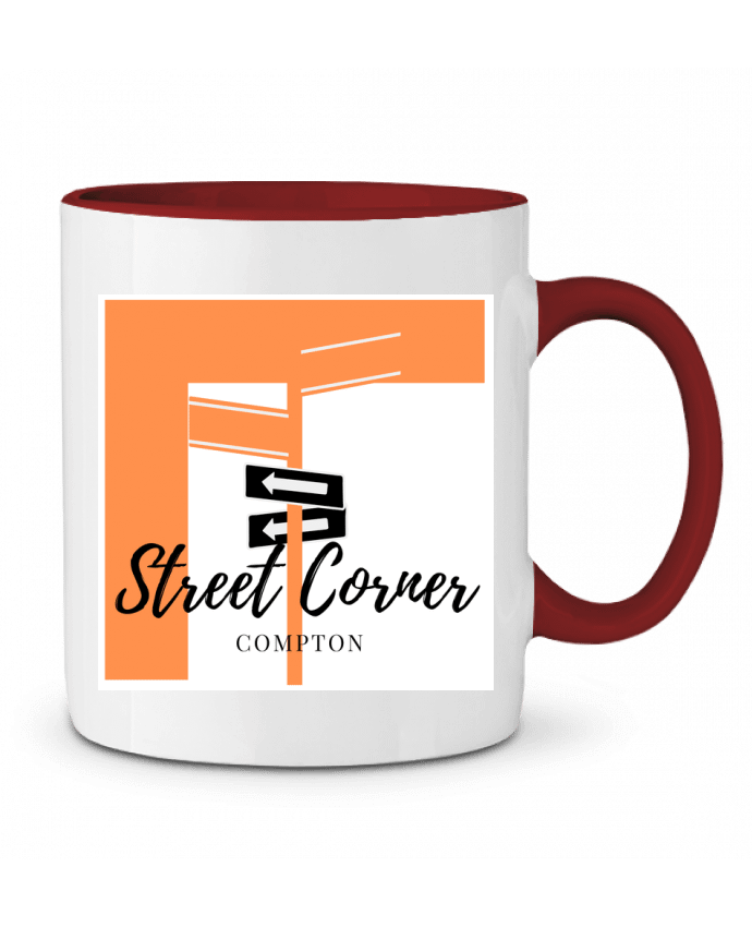 Mug bicolore STREET CORNER TOP HAWKS