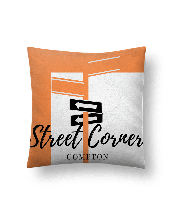 Coussin suédine STREET CORNER par TOP HAWKS