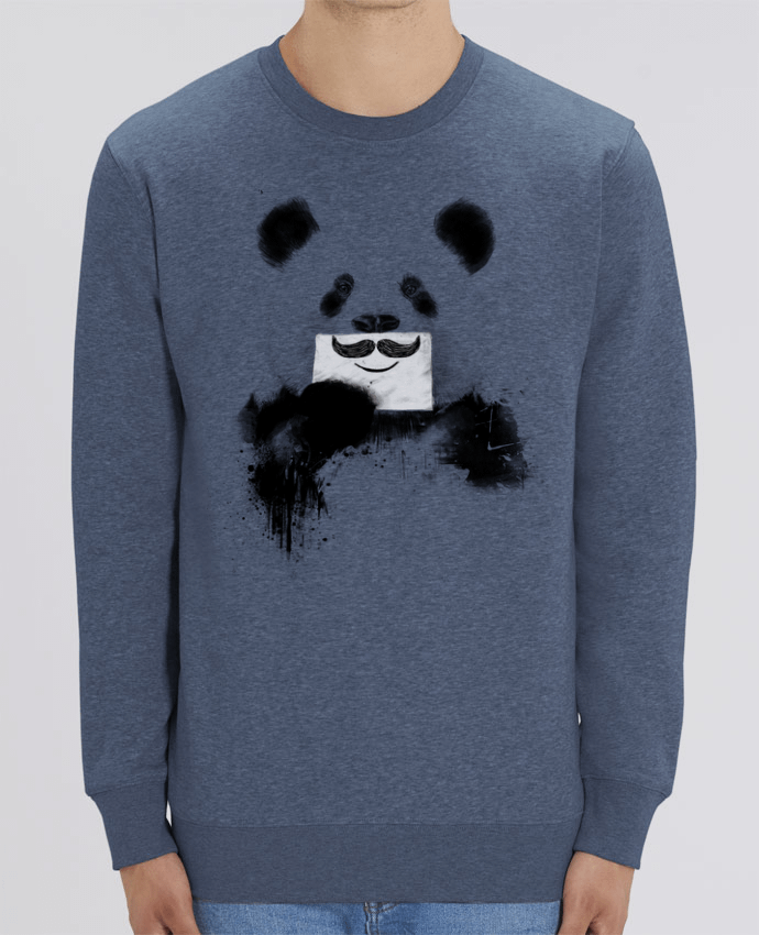Unisex Crew Neck Sweatshirt 350G/M² Changer Funny Panda Balàzs Solti Par Balàzs Solti