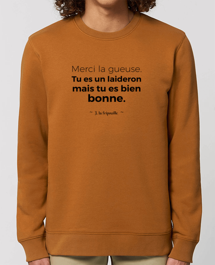 Sweat-shirt Merci la gueuse Par tunetoo