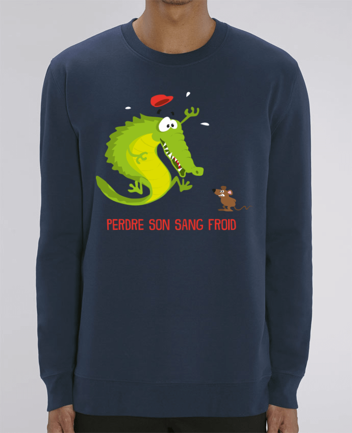 Unisex Crew Neck Sweatshirt 350G/M² Changer Sang froid Par Rickydule