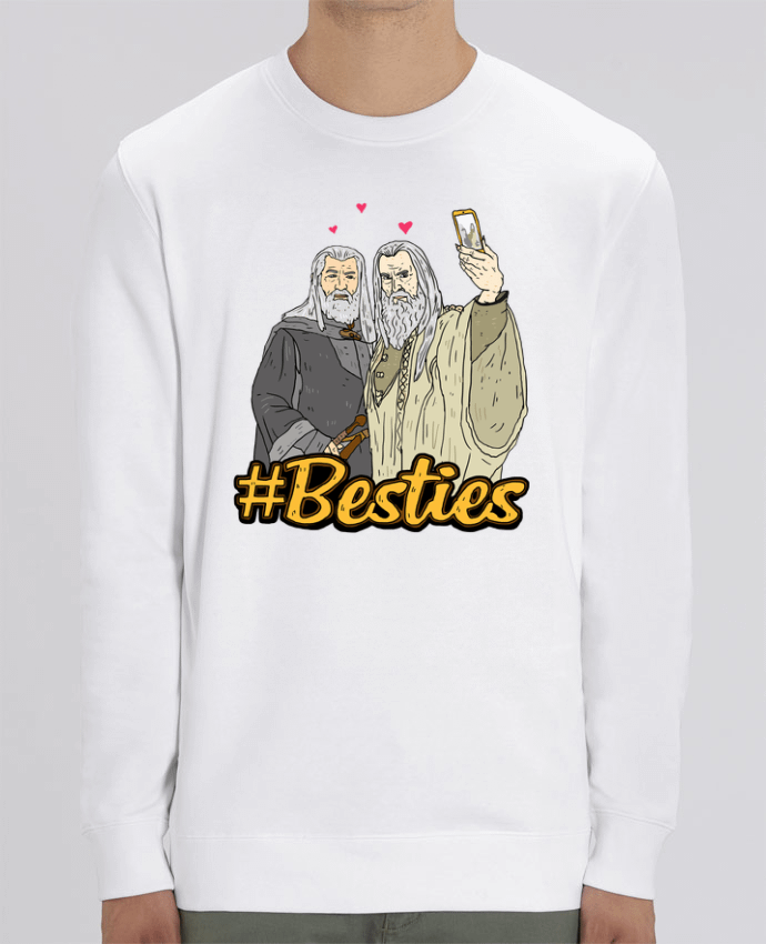 Unisex Crew Neck Sweatshirt 350G/M² Changer #Besties Seigneur des anneaux Par Nick cocozza