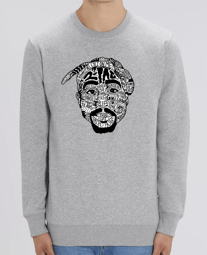 Sudadera Cuello Redondo Unisex 350gr Stanley CHANGER Tupac Par Nick cocozza