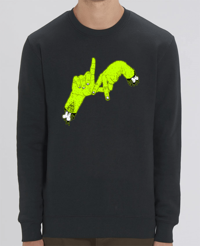 Unisex Crew Neck Sweatshirt 350G/M² Changer LA Zombie Par Nick cocozza