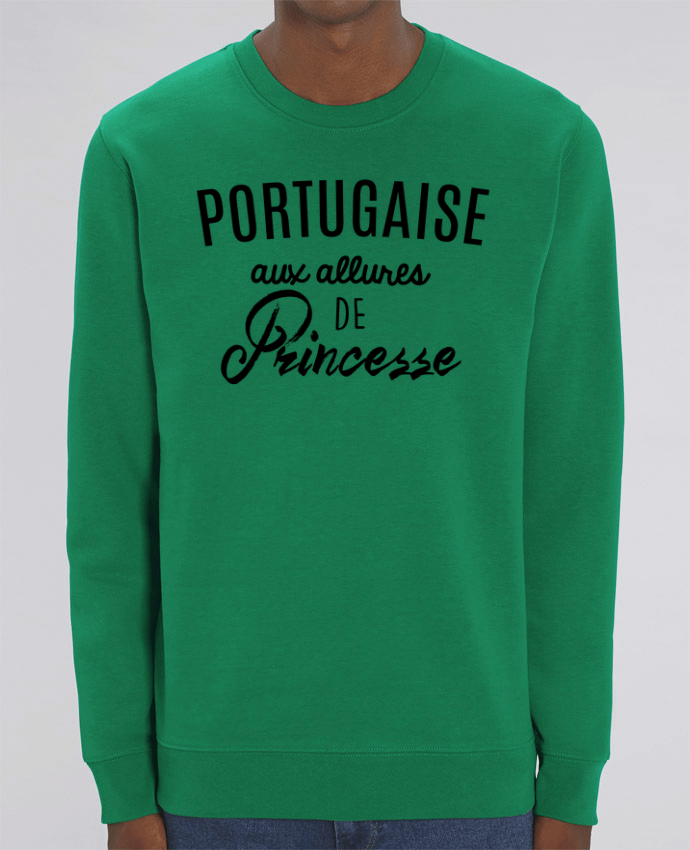 Unisex Crew Neck Sweatshirt 350G/M² Changer Portugaise aux allures de Princesse Par La boutique de Laura