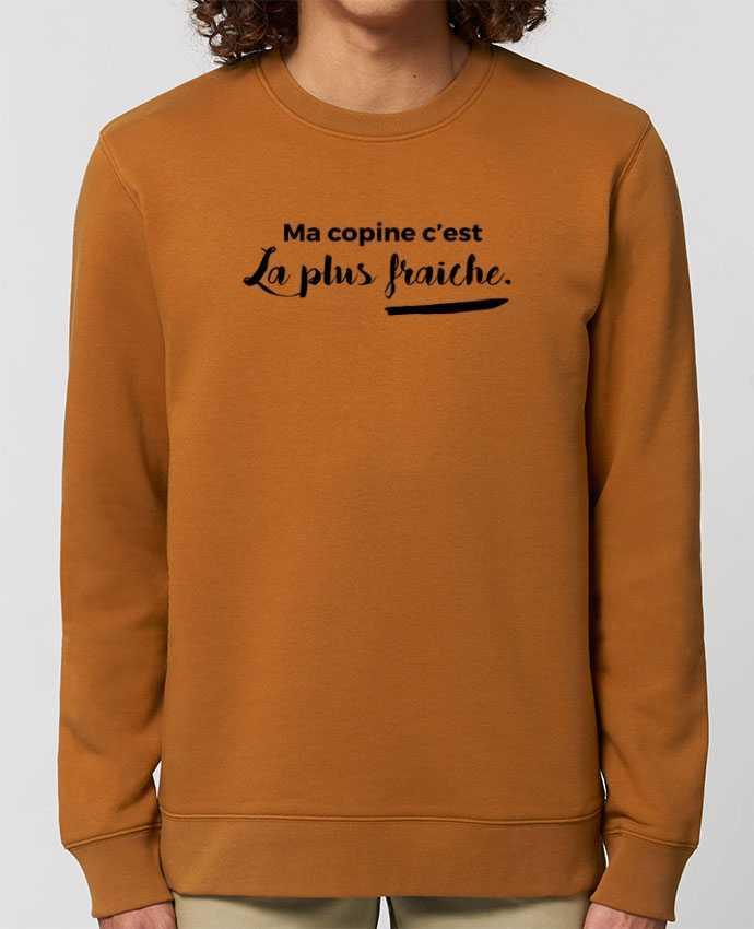 Sweat-shirt Ma copine c'est la plus fraiche Par tunetoo