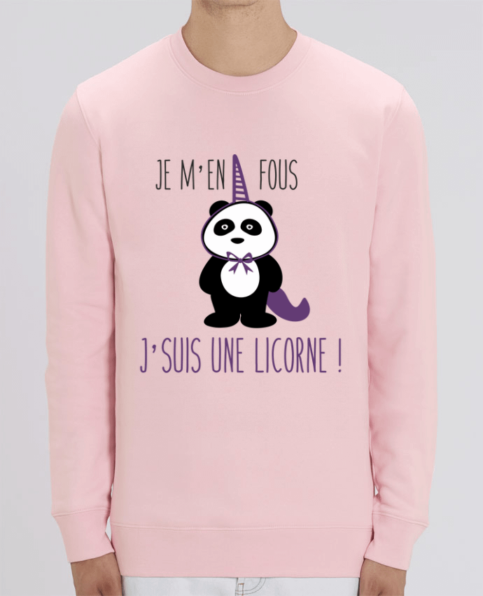 Unisex Crew Neck Sweatshirt 350G/M² Changer Je m'en fous j'suis une licorne Par Benichan