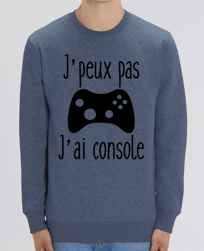 Unisex Crew Neck Sweatshirt 350G/M² Changer J'peux pas j'ai console Par Benichan