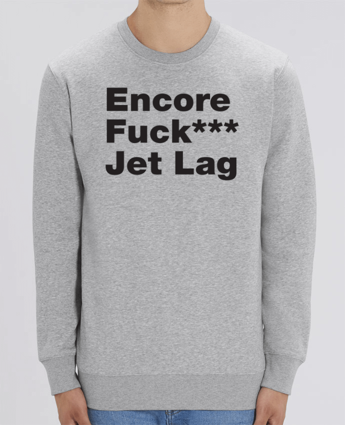 Unisex Crew Neck Sweatshirt 350G/M² Changer Encore Jet Lag Par tunetoo