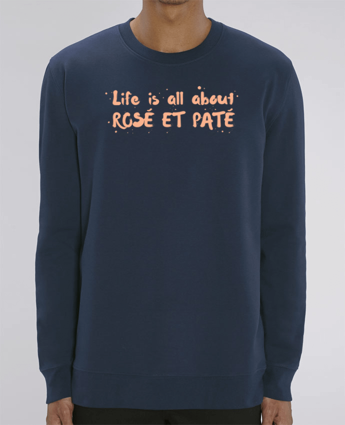 Sweat-shirt Rosé et Paté Par tunetoo