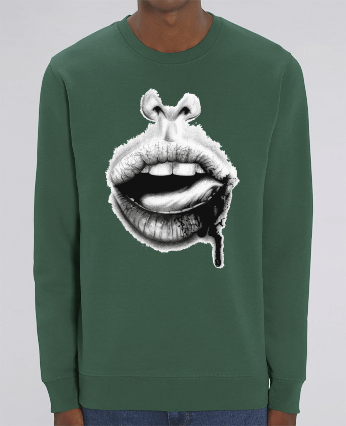 Unisex Crew Neck Sweatshirt 350G/M² Changer BAISER VIOLENT Par teeshirt-design.com