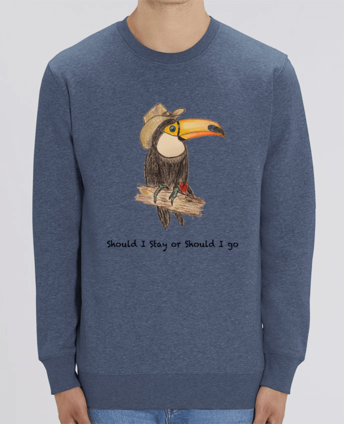 Unisex Crew Neck Sweatshirt 350G/M² Changer TOUCAN Par La Paloma