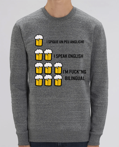 Sweat-shirt I'm bilingual Par Kudice