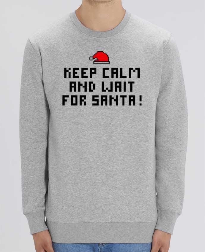 Unisex Crew Neck Sweatshirt 350G/M² Changer Keep calm and wait for Santa ! Par tunetoo