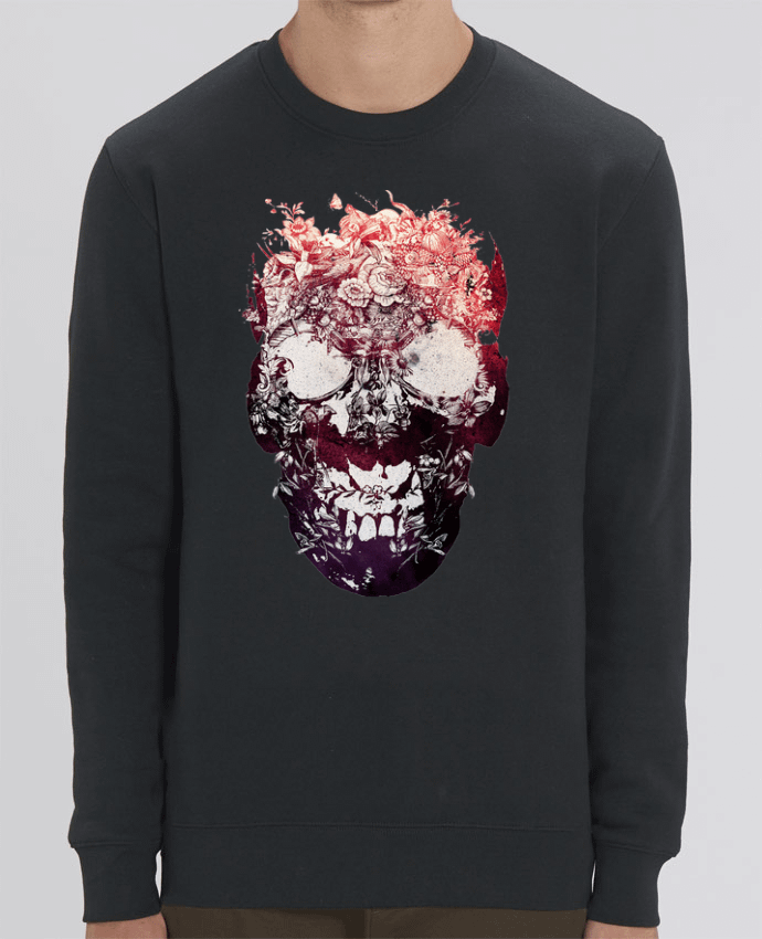 Sweat-shirt Floral skull Par ali_gulec