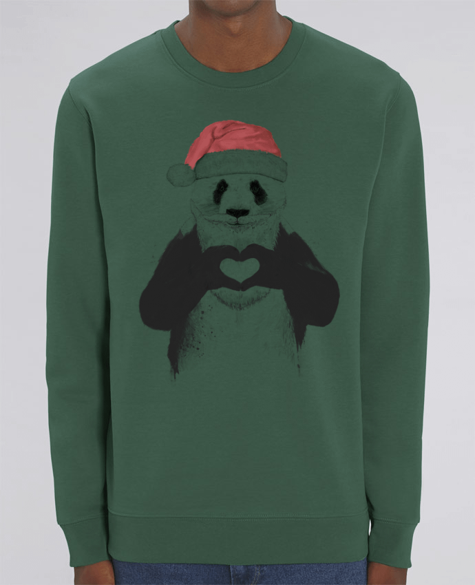 Sweat-shirt Santa Panda Par Balàzs Solti