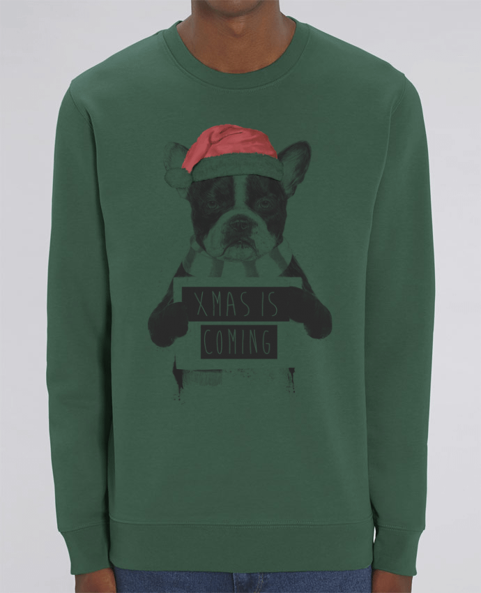 Unisex Crew Neck Sweatshirt 350G/M² Changer X-mas is coming Par Balàzs Solti