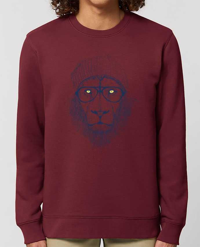 Unisex Crew Neck Sweatshirt 350G/M² Changer Cool Lion Par Balàzs Solti