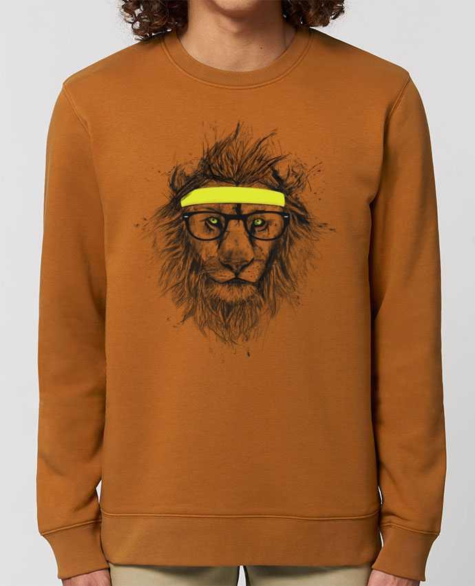 Sweat-shirt Hipster Lion Par Balàzs Solti