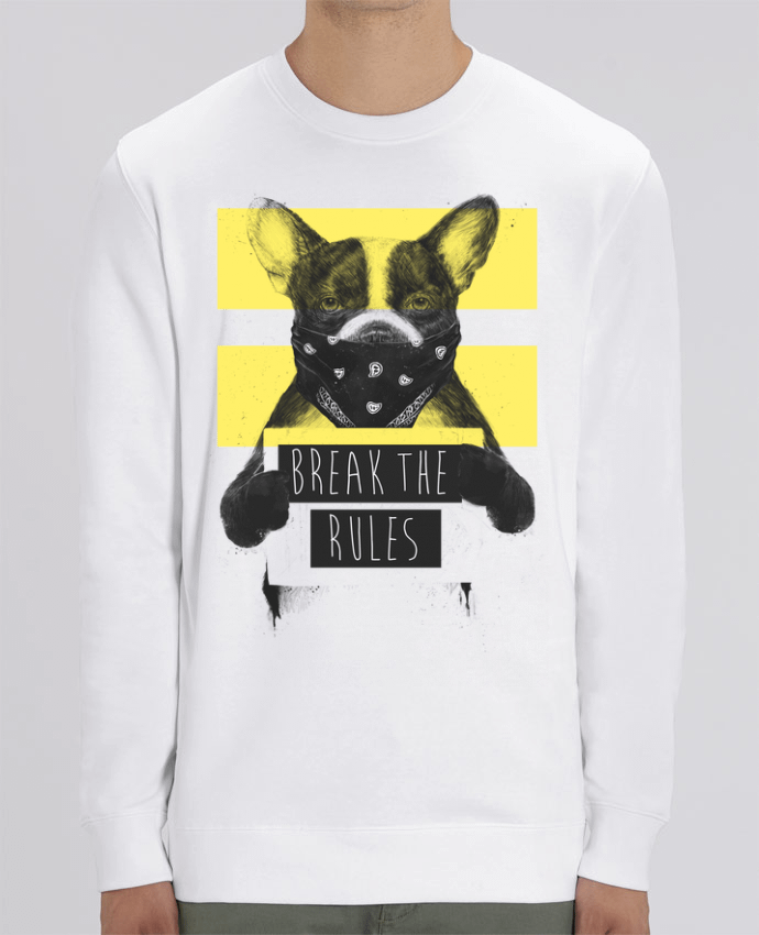 Sudadera Cuello Redondo Unisex 350gr Stanley CHANGER rebel_dog_yellow Par Balàzs Solti