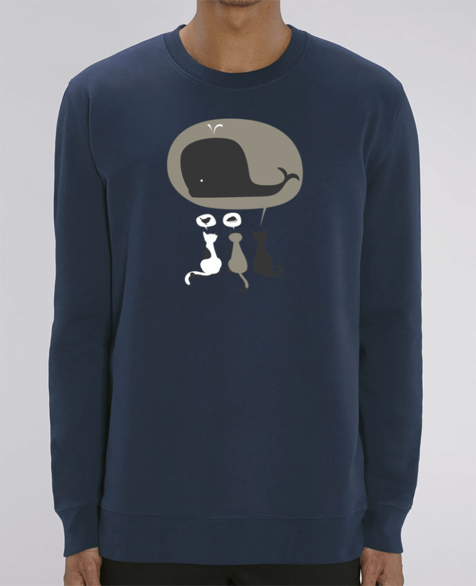 Unisex Crew Neck Sweatshirt 350G/M² Changer Dream Big Par flyingmouse365