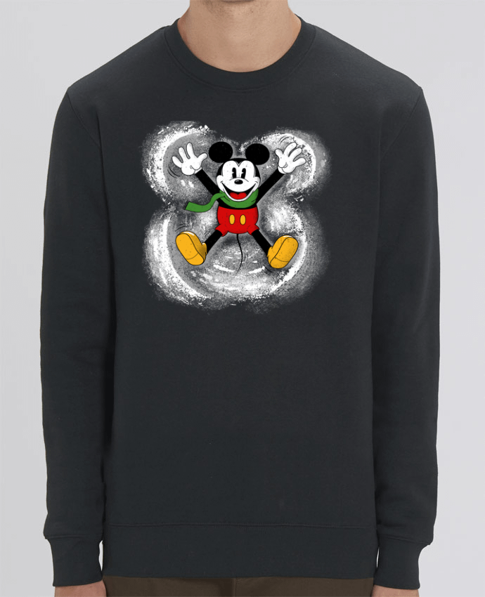 Sudadera Cuello Redondo Unisex 350gr Stanley CHANGER Mickey in snow Par Florent Bodart