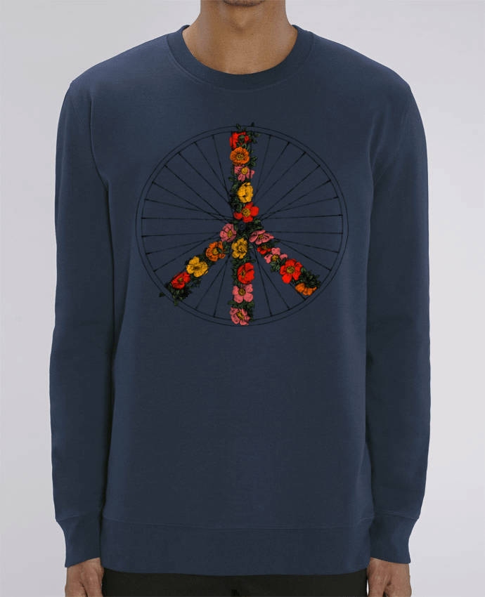 Sweat-shirt Peace and Bike Par Florent Bodart