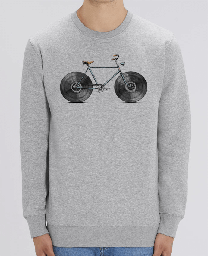 Unisex Crew Neck Sweatshirt 350G/M² Changer Velophone Par Florent Bodart