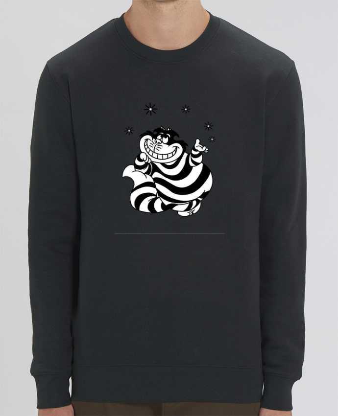 Sudadera Cuello Redondo Unisex 350gr Stanley CHANGER Cheshire cat Par tattooanshort