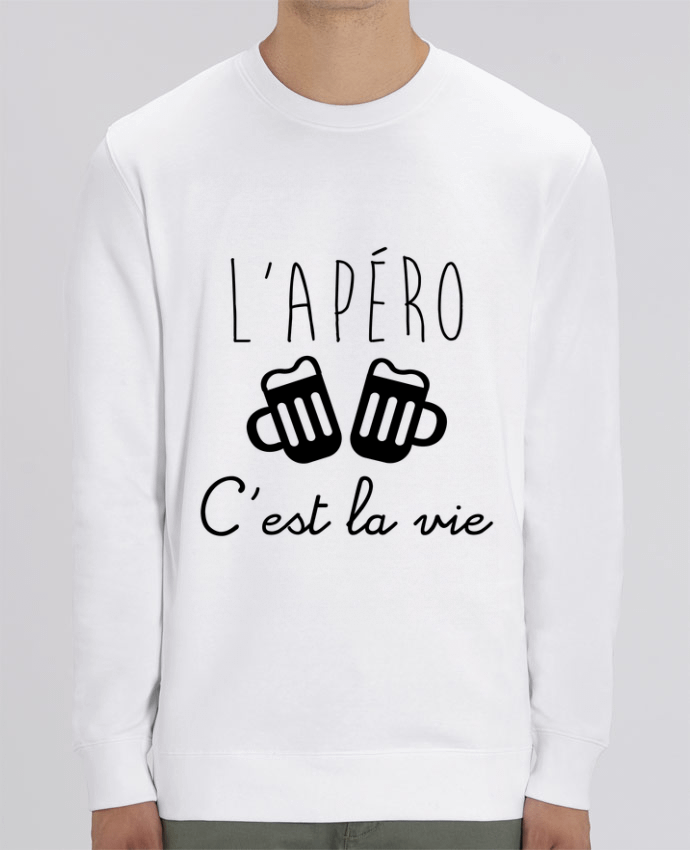 Unisex Crew Neck Sweatshirt 350G/M² Changer L'apéro c'est la vie , humour , alcool , drôle Par Benichan