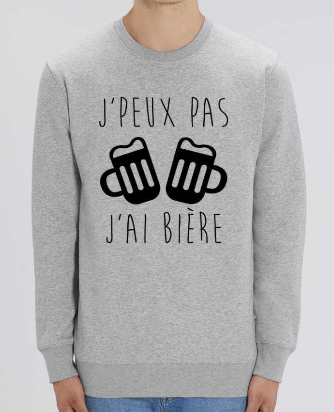 Unisex Crew Neck Sweatshirt 350G/M² Changer J'peux pas j'ai bière Par Benichan