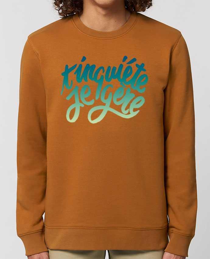 Sudadera Cuello Redondo Unisex 350gr Stanley CHANGER T'inquiète je gère Par Promis