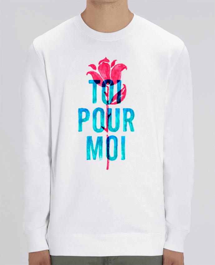 Unisex Crew Neck Sweatshirt 350G/M² Changer Toi pour moi Par Promis