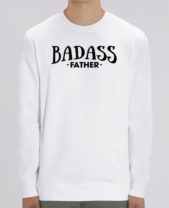 Unisex Crew Neck Sweatshirt 350G/M² Changer Badass Father Par tunetoo