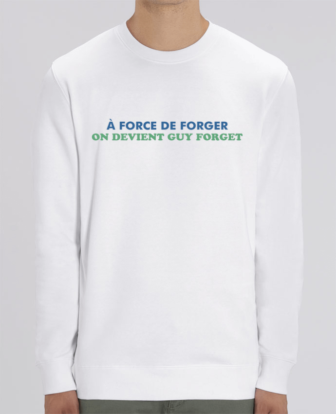 Unisex Crew Neck Sweatshirt 350G/M² Changer A force de forger Par tunetoo