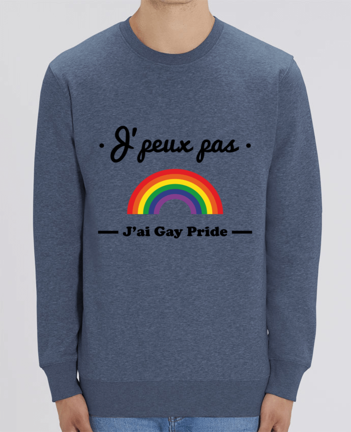 Unisex Crew Neck Sweatshirt 350G/M² Changer J'peux pas j'ai gay-pride , gay, lesbienne Par Benichan