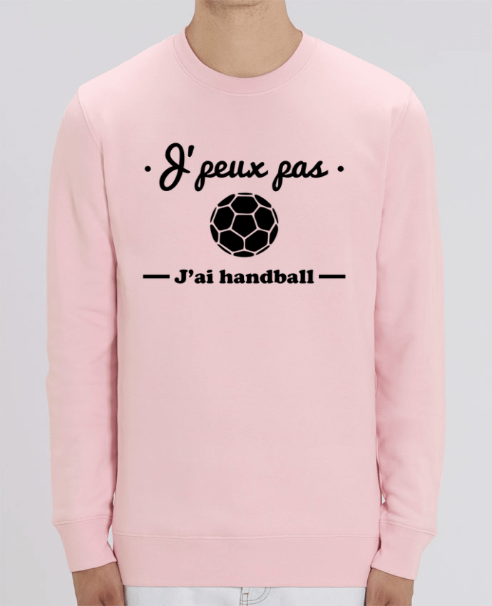 Unisex Crew Neck Sweatshirt 350G/M² Changer J'peux pas j'ai handball ,  tee shirt handball, hand Par Benichan
