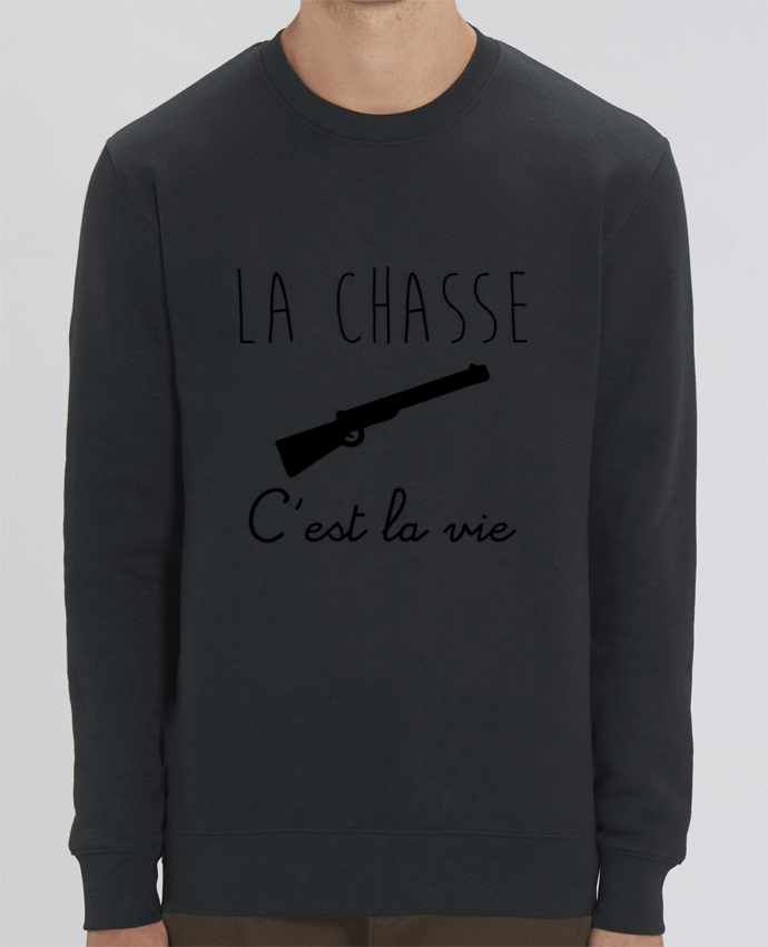 Sudadera Cuello Redondo Unisex 350gr Stanley CHANGER La chasse c'est la vie, chasseur Par Benichan