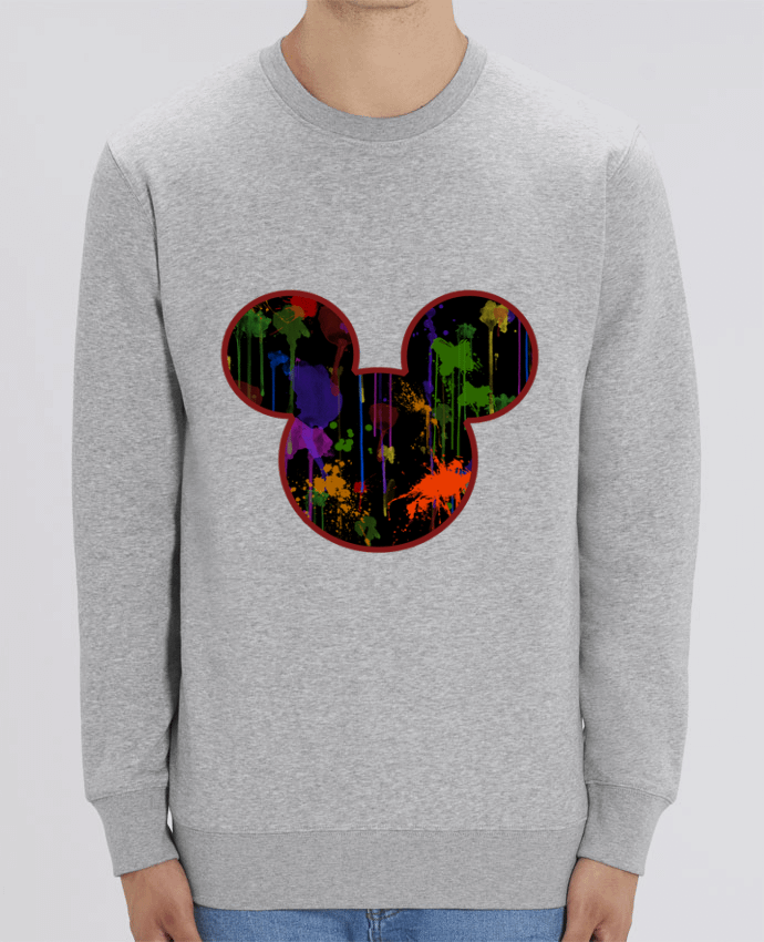 Sweat-shirt Tete de Mickey version noir Par Tasca