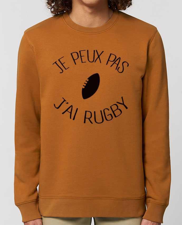 Sweat-shirt Je peux pas j'ai rugby Par Freeyourshirt.com