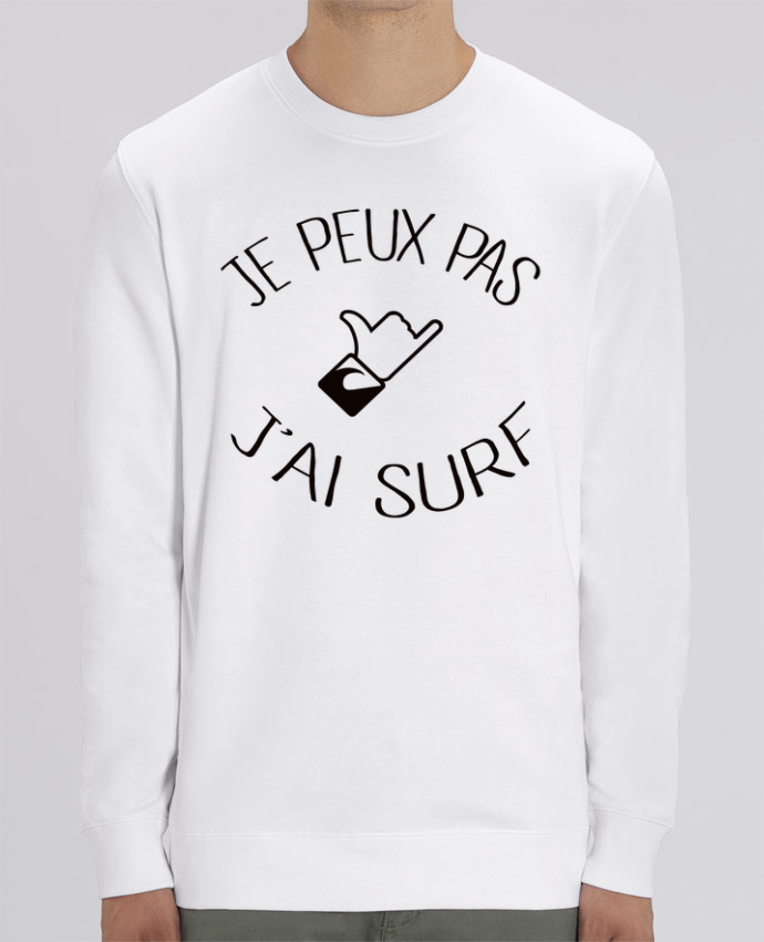 Unisex Crew Neck Sweatshirt 350G/M² Changer Je peux pas j'ai surf Par Freeyourshirt.com