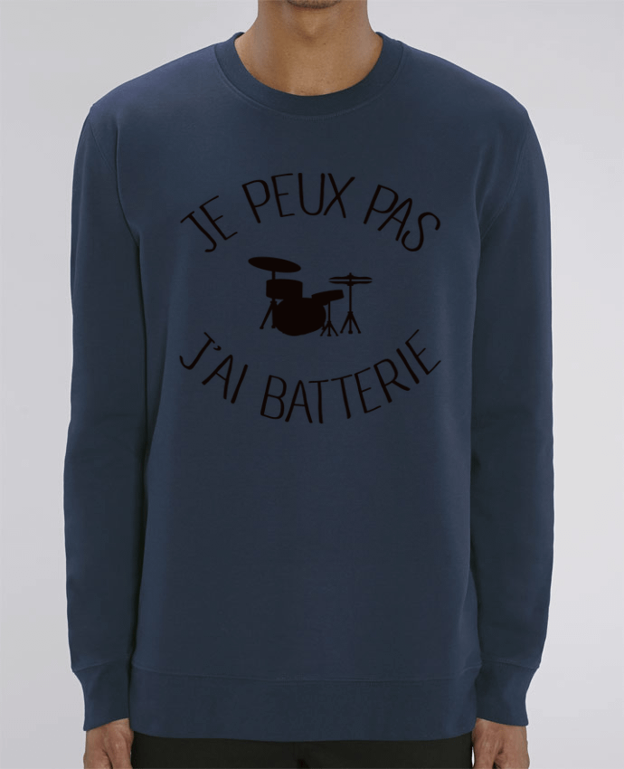 Unisex Crew Neck Sweatshirt 350G/M² Changer Je peux pas j'ai batterie Par Freeyourshirt.com