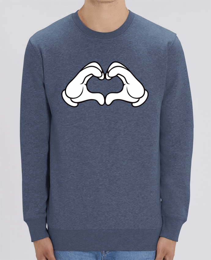 Unisex Crew Neck Sweatshirt 350G/M² Changer LOVE Signe Par Freeyourshirt.com