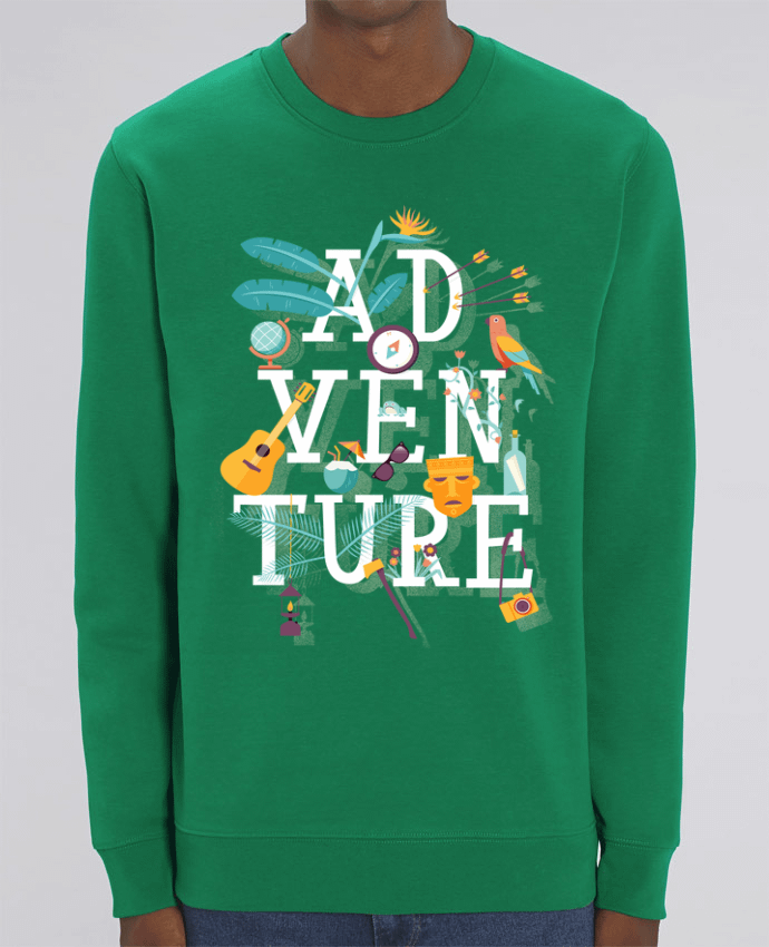 Unisex Crew Neck Sweatshirt 350G/M² Changer My Type of Adventure Par 