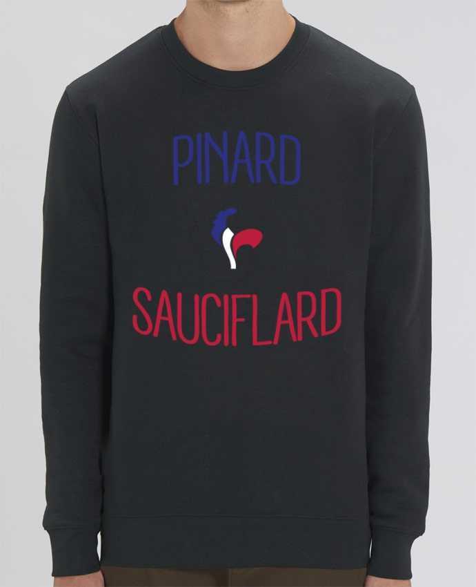 Sweat Col Rond Unisexe 350gr Stanley CHANGER Pinard Sauciflard Par Freeyourshirt.com