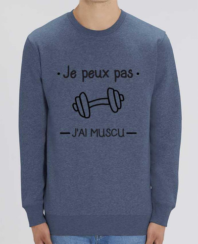 Sweat-shirt Je peux pas j'ai muscu, musculation Par Benichan