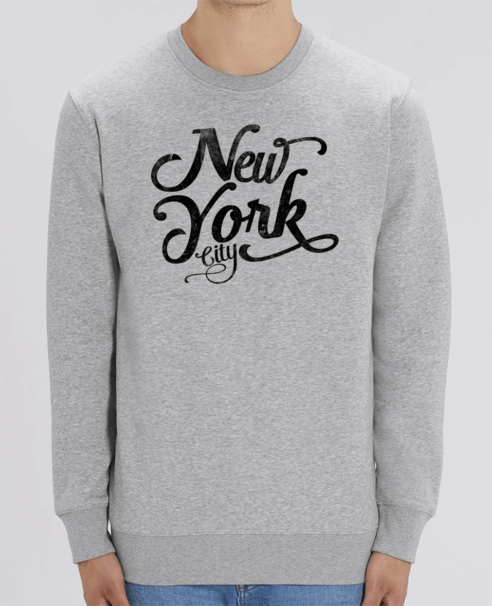 Sweat Col Rond Unisexe 350gr Stanley CHANGER New York City typographie Par justsayin