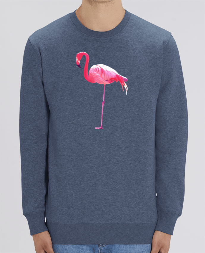 Unisex Crew Neck Sweatshirt 350G/M² Changer Flamant rose Par justsayin