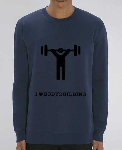 Sweat-shirt I love bodybuilding Par will